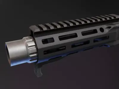 MFR XL Handguard Pack Low-poly 3D model