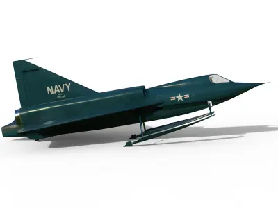 Convair YF2Y Sea Dart 3D model
