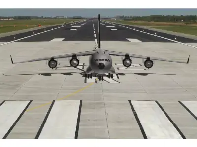 c-17 globemaster III Low-poly 3D model