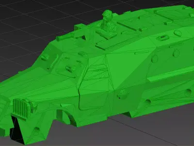 BTR 152 from the Sparrow set 3D print model
