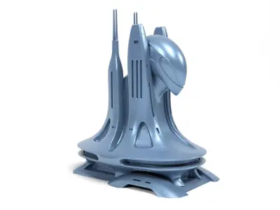 Alien Building 3D print model