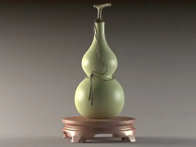 Heritage bottle drink interior liquid water water bottle 3D model