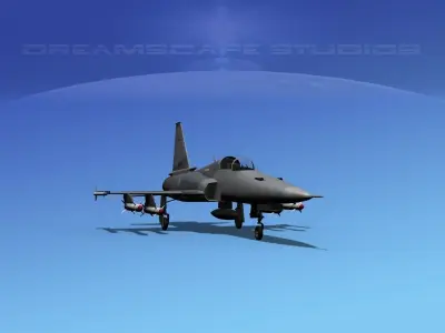 Northrop F-20 Tigershark V08 3D model