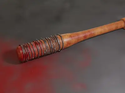 Negan Bat Lucille 3D model