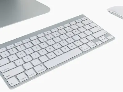 Apple iMac 3D Models Free low-poly 3D model