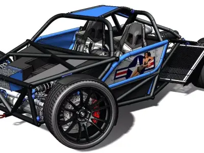 Rookie Chassis Free 3D model