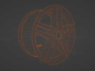 Car rim - F430 Free low-poly 3D model