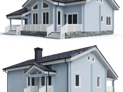 Private house 3D 3D model