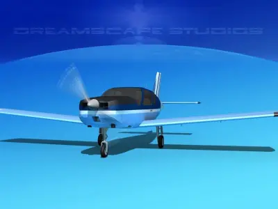 Socata TB-20 Trinidad V08 3D model