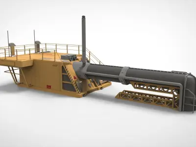 sci fi props 5 3D model