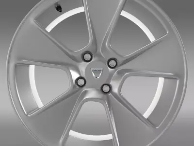 Dacia Logan rim 3D model