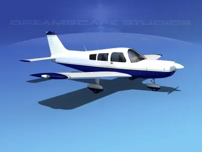 Piper PA-28 V04 3D model
