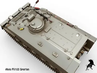 Alvis FV103 Spartan 3D model