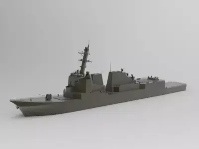 USS Nathan James Navy 3D model