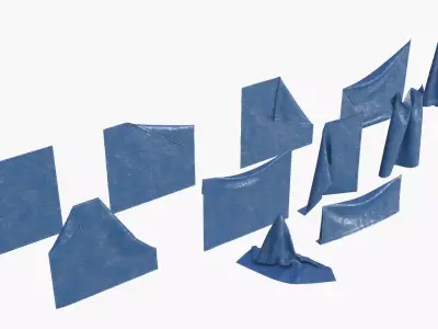 Tarp Assets 02 Low-poly 3D model