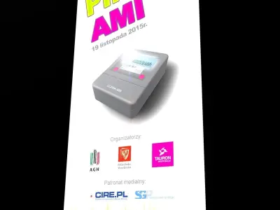 rollup retractable banner stand Free 3D model