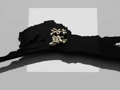 Ibaraki map 3D model