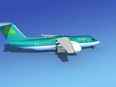 BAe 146-300 Aer Lingus 3D model