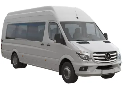 Mercedes-Benz Sprinter 2015 Minibus MAXI 3D model