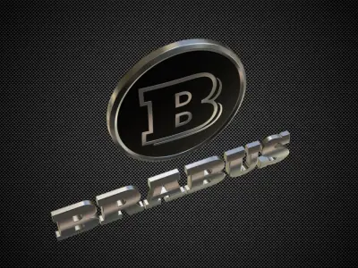 brabus logo 3D model