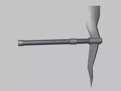 Game-ready Sci-fi Dagger Low-poly 3D model