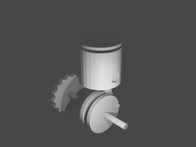 Single Cylinder 3D model