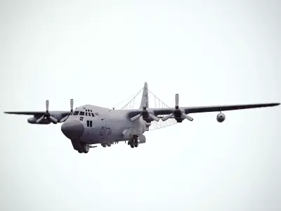 EC-130H Compass Call Low-poly 3D model