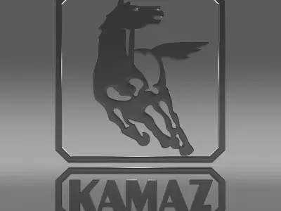 Kamaz new logo 3D model