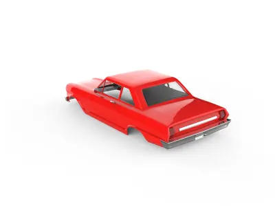 1964 Chevy II Nova 3D print model