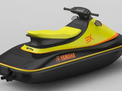 Jet Ski 02 3D model