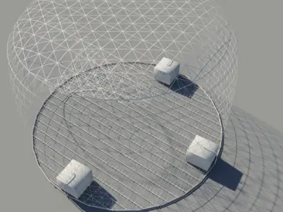 Bahrain Fish Trap 3D model