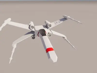 Revit X-Wing Elevate Your Designs with Interactive Wing Control Low-poly 3D model