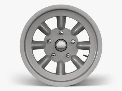 Mini Lite Wheel Low-poly 3D model