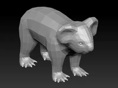 3D KOALA BEAR 3D model