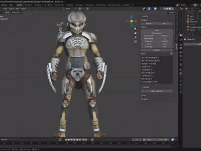 Fugitive Predator from The Predator 2018 3D print model