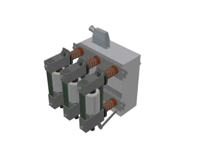 Vacuum circuit breaker Siemens 3AH5 Free 3D model