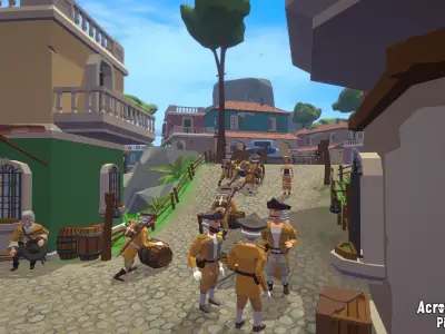 Acronym - Pirate Pack Low-poly 3D model