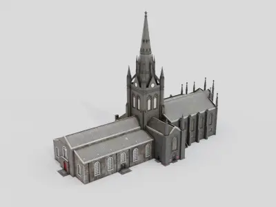 Kirk of St Nicholas 3D model