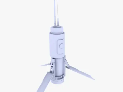 T-UGS Motion Sensor Low-poly 3D model