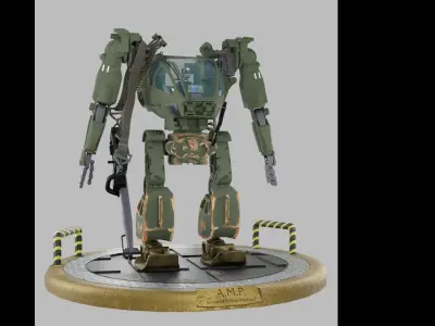 AMP Suit Avatar Exoskeleton 3D model 3D model