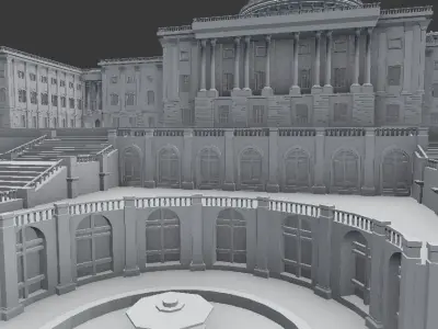 Capitol building 3D model