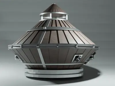 Da Vinci Armored Vehicle  Low-poly 3D model