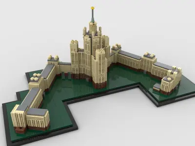 Kotelnicheskaya Embankment Building  3D model