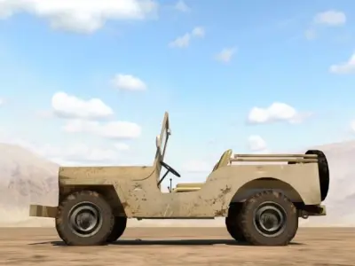 Jeep KM Free 3D model