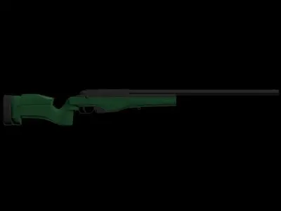 SAKO TRG 42 Sniper rifle Free low-poly 3D model