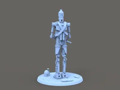 IG-11 STAR WARS FOR 3D PRINTING 3D model
