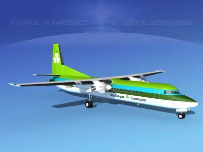 Fokker F-60 Aer Lingus 3D model