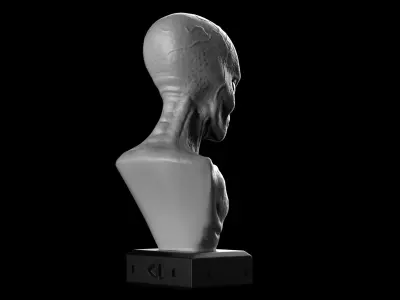 Alien Grey 3D print model purchase