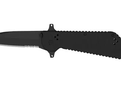 Dredd Boker knife 3D print model