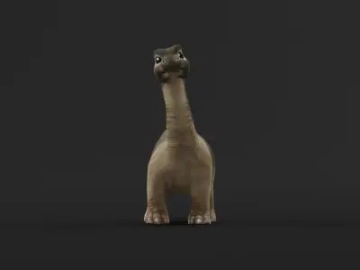 Brachiosaurus Baby Dinosaur Low-poly 3D model